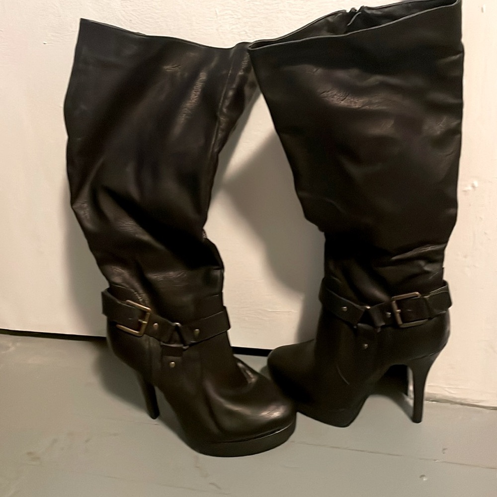 Cute knee high boots